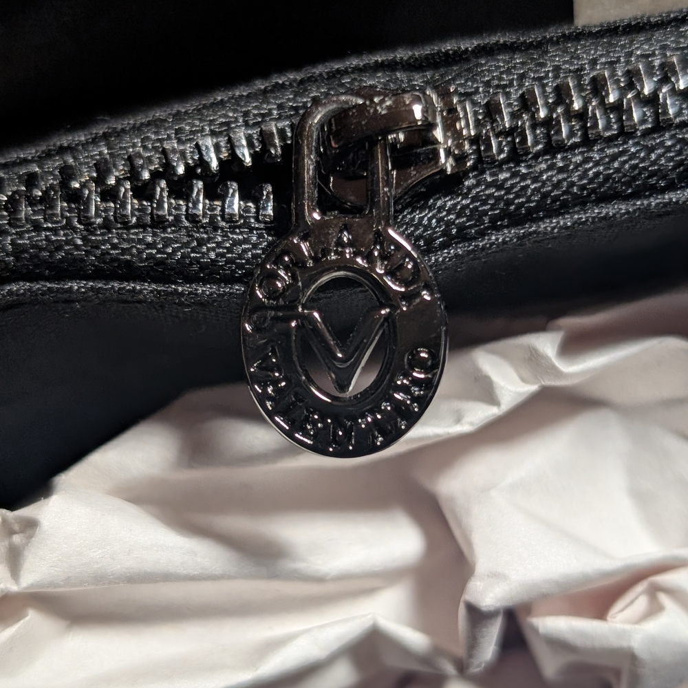 NWT Valentino Orlandi Black Quilted Shoulder Bag MSRP $279.00 - Picture 7 of 8